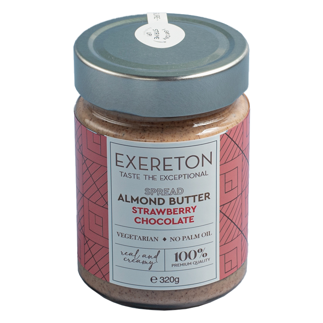 ALMOND STRAWBERRY CHOCOLATE SPREAD 320g