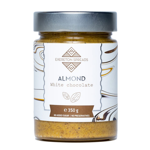 almond white chocolate spread