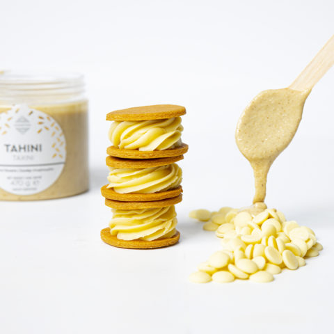 tahini biscuits white chocolate